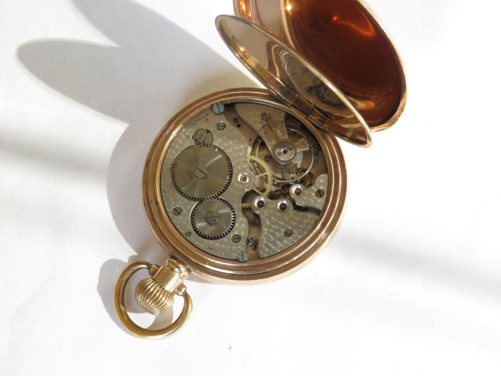 1920s Swiss Ramson full hunter pocket watch View II