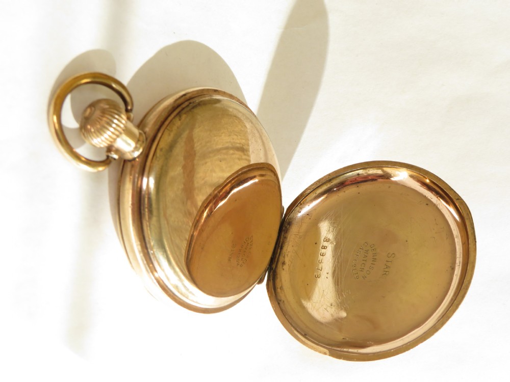 1920s Swiss Ramson full hunter pocket watch View III