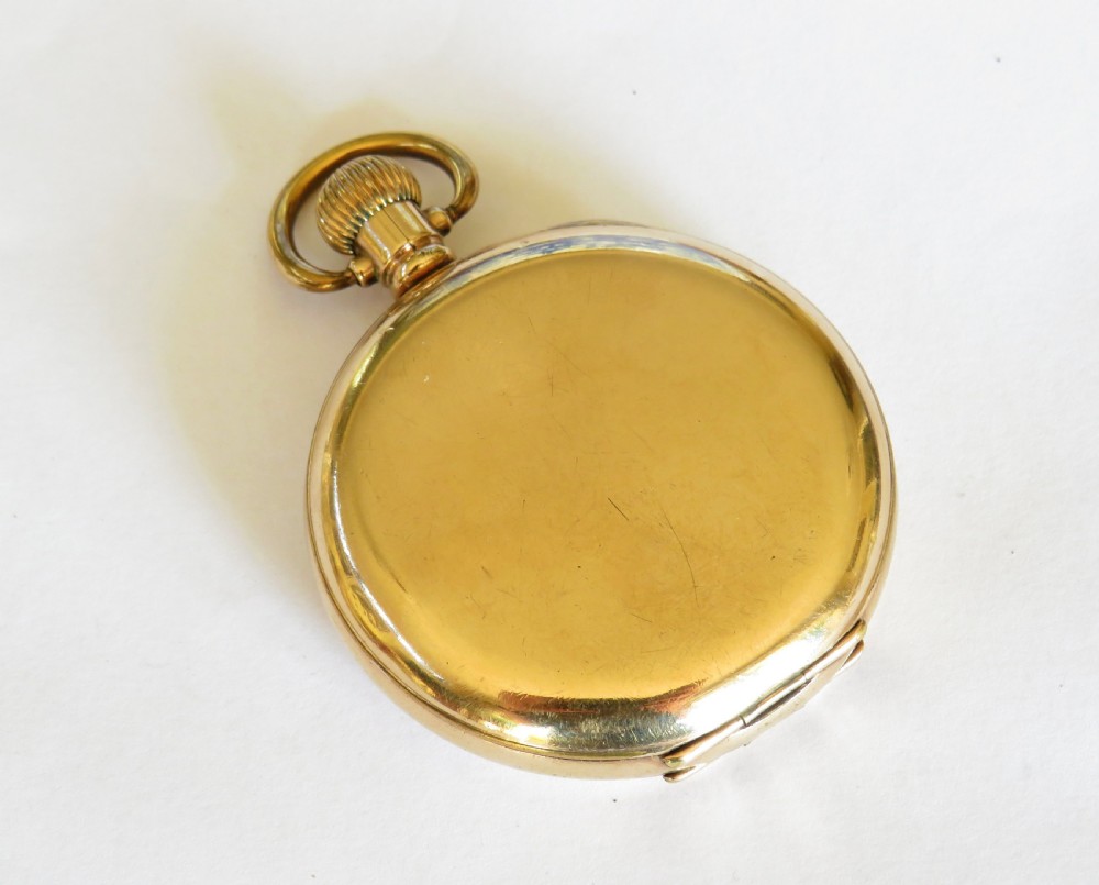 1920s Swiss Ramson full hunter pocket watch View V