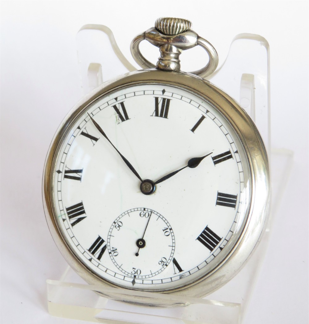 1913 Rands silver pocket watch from Rotherham & Sons