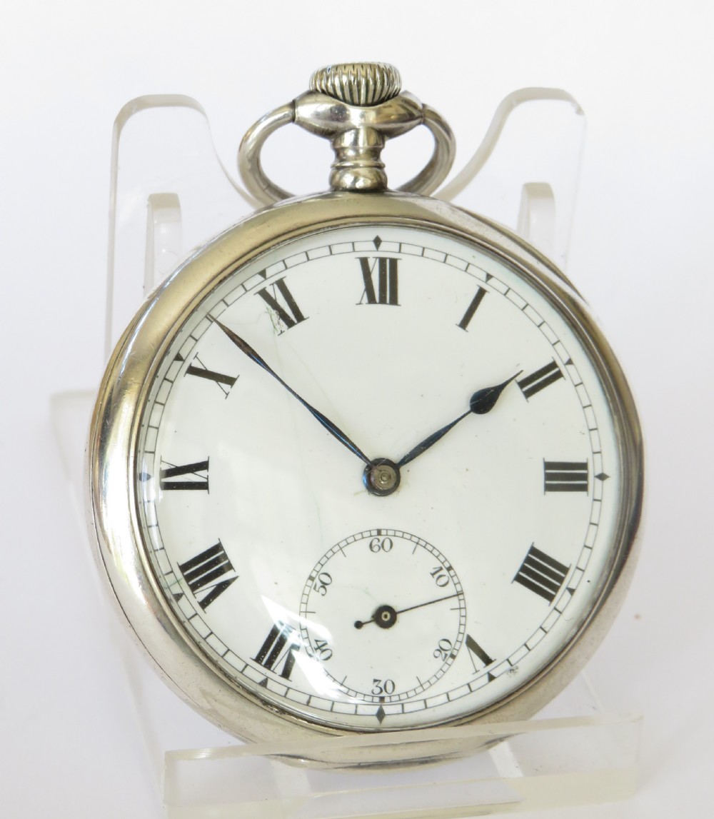 1913 Rands silver pocket watch from Rotherham & Sons View II