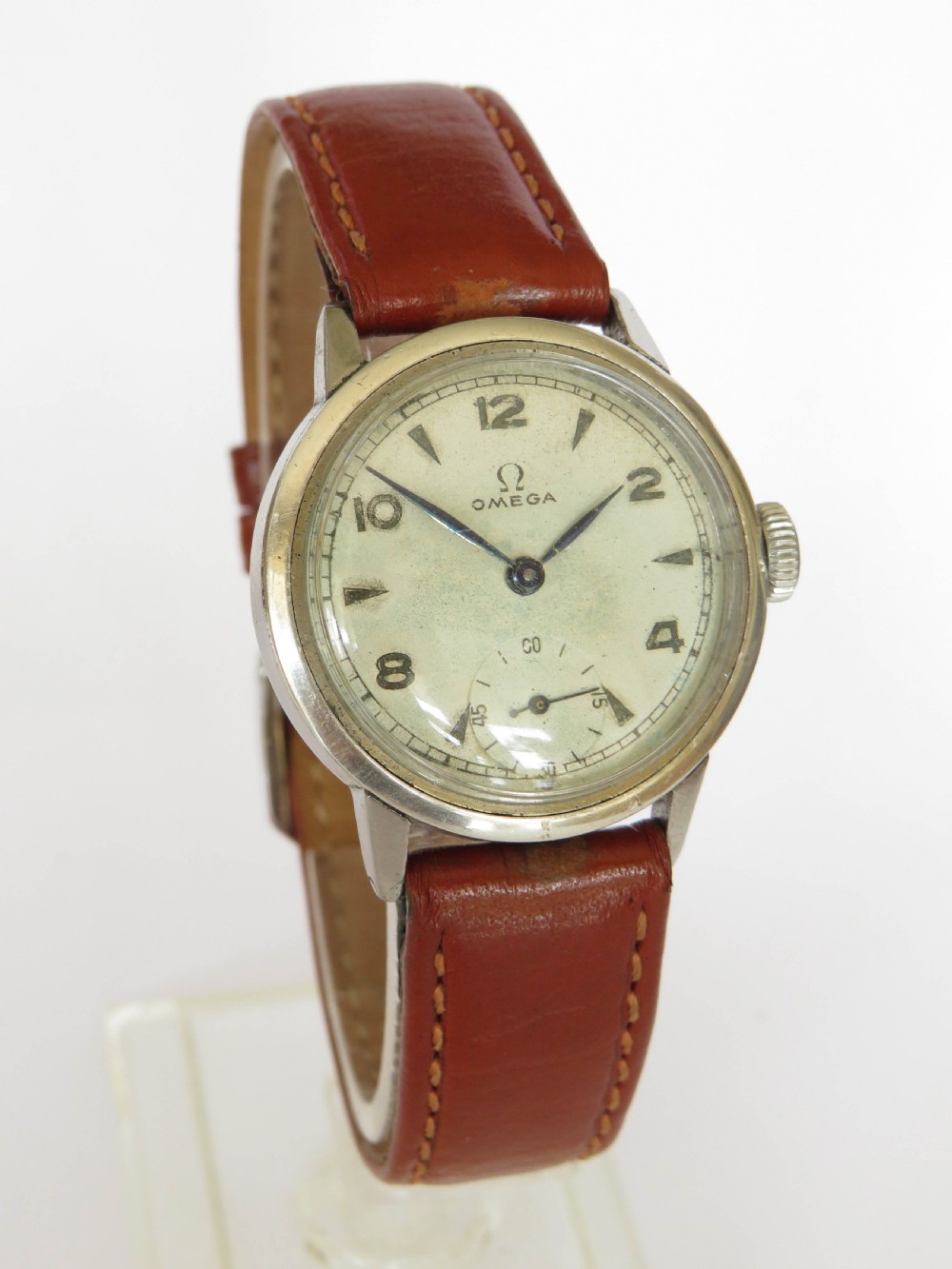 Gents Omega 26.5 SOB wrist watch, c1940 View II