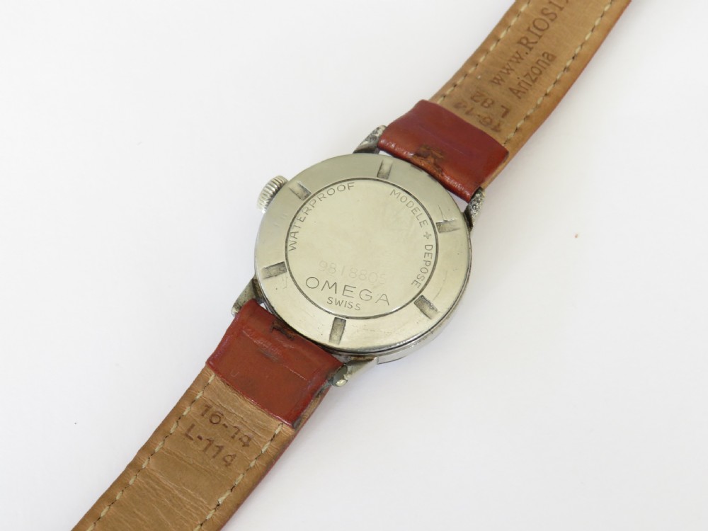 Gents Omega 26.5 SOB wrist watch, c1940 View III