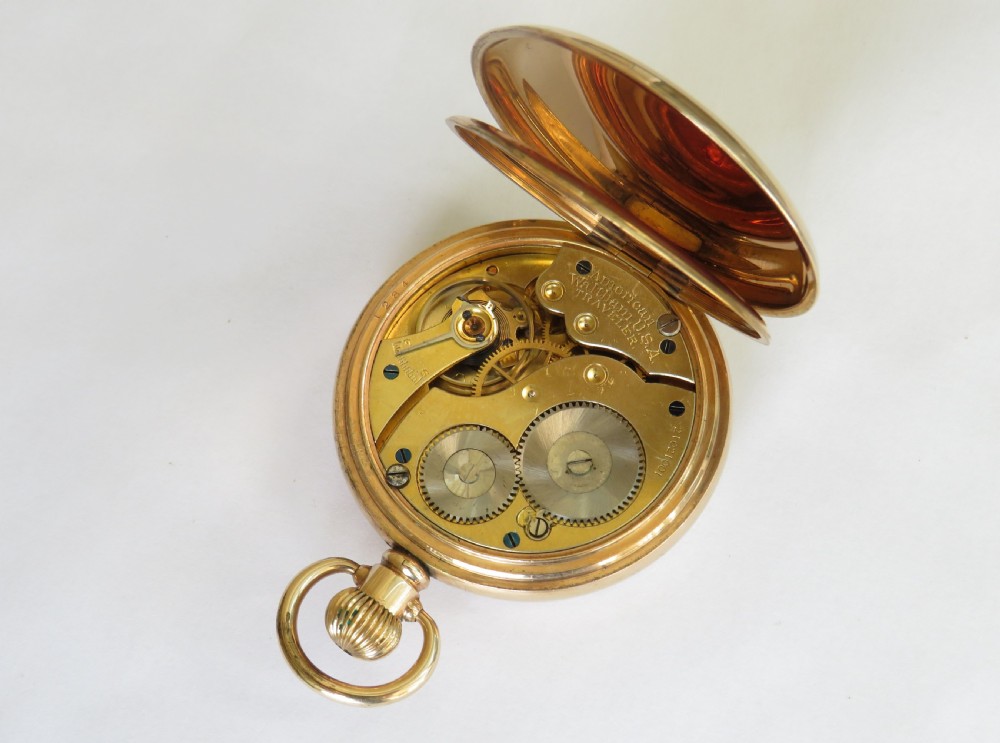 WW1 era Waltham Traveler pocket watch View III