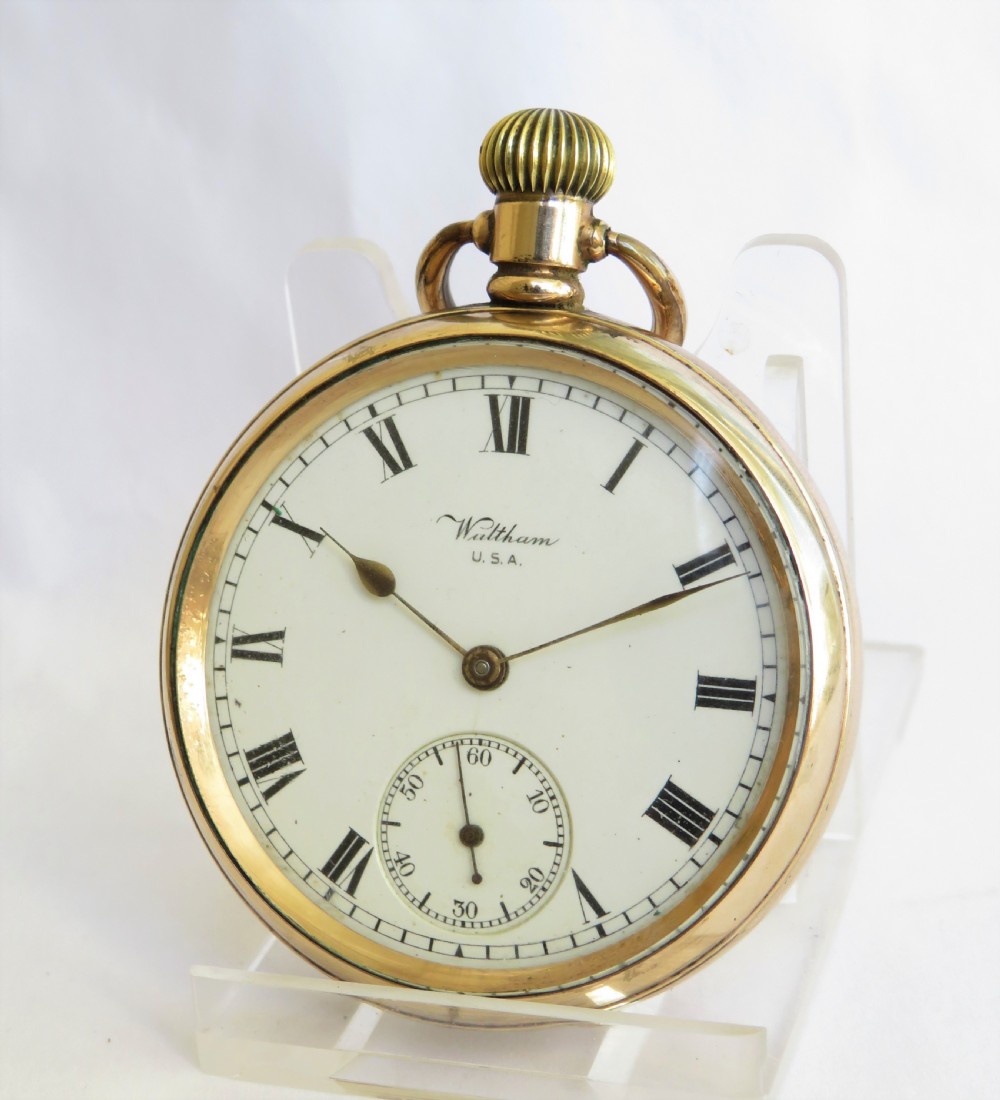 Antique Waltham Traveler pocket watch 1912.