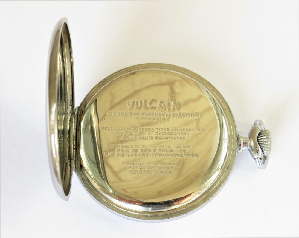 WW2 Vulcain Air Ministry Observer's pocket watch, 1940 View IV