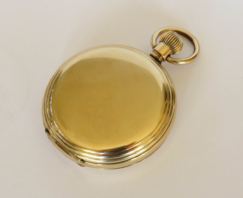 1917 Waltham full hunter pocket watch for Thomas Russell View V