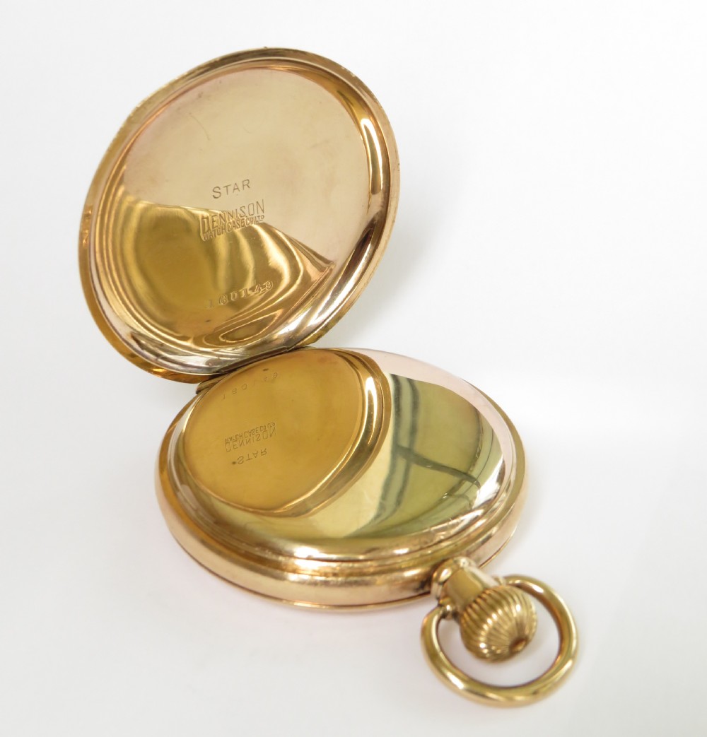 Antique Syren full hunter pocket watch View III