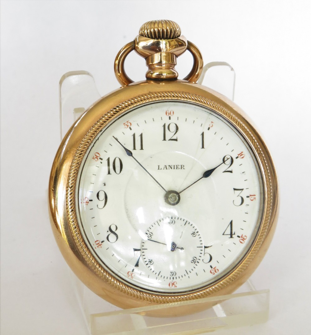 1920s Swiss Lanier pocket watch from Muller & Vaucher View II