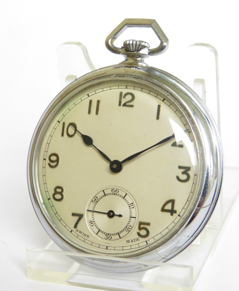Swiss Art Deco pocket watch