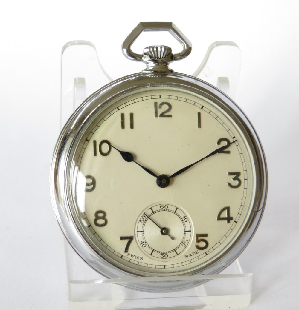 Swiss Art Deco pocket watch View II