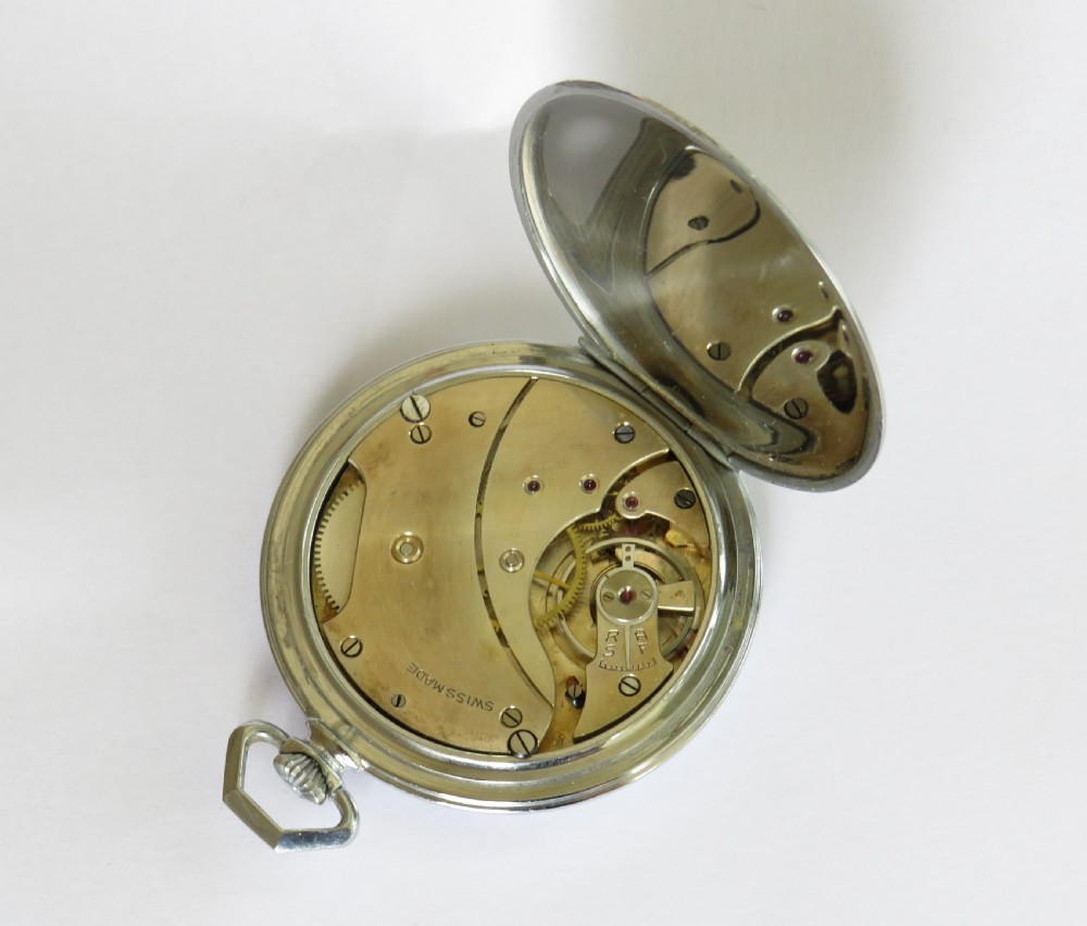 Swiss Art Deco pocket watch View III