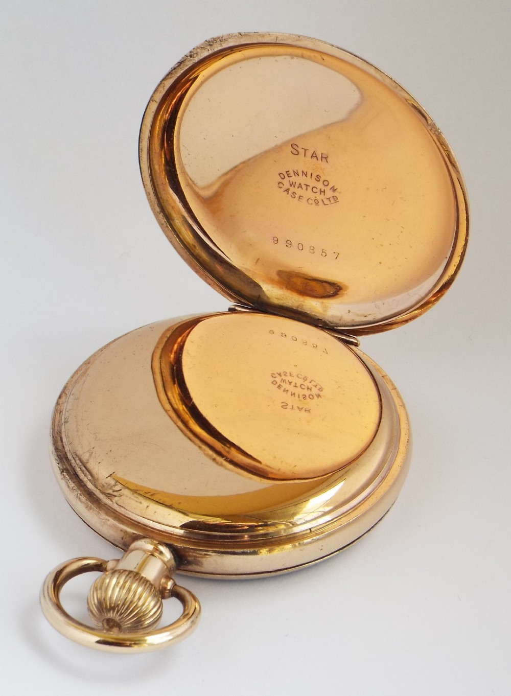 Antique 1920s Swiss pocket watch. View III