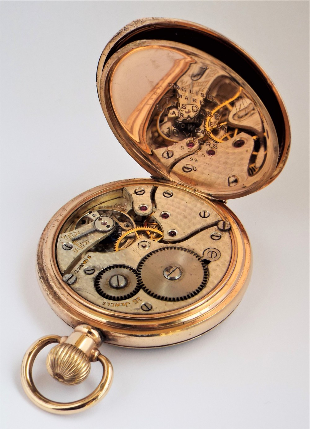 Antique 1920s Swiss pocket watch. View IV