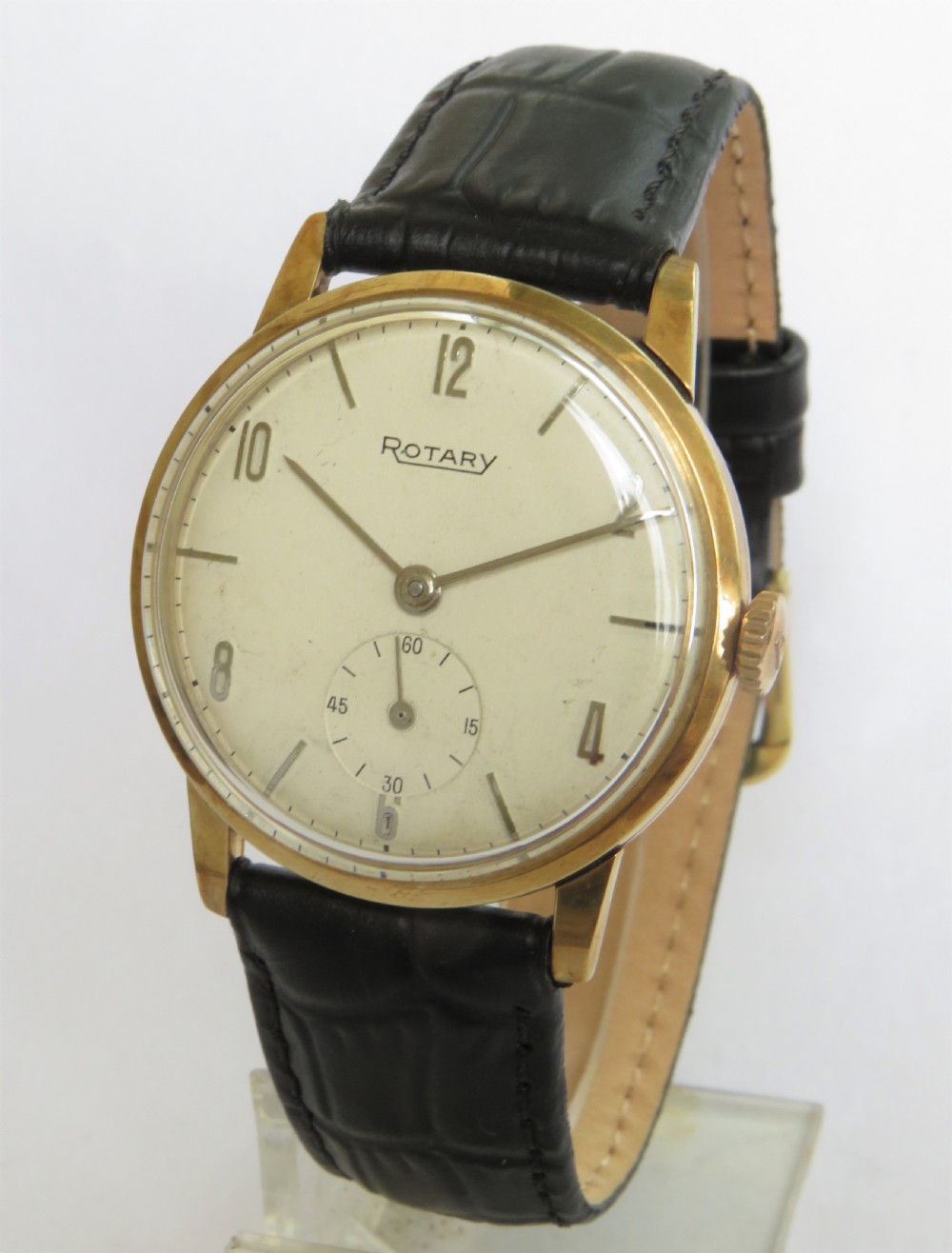 Gents 9ct gold Rotary wrist watch, 1967 View II