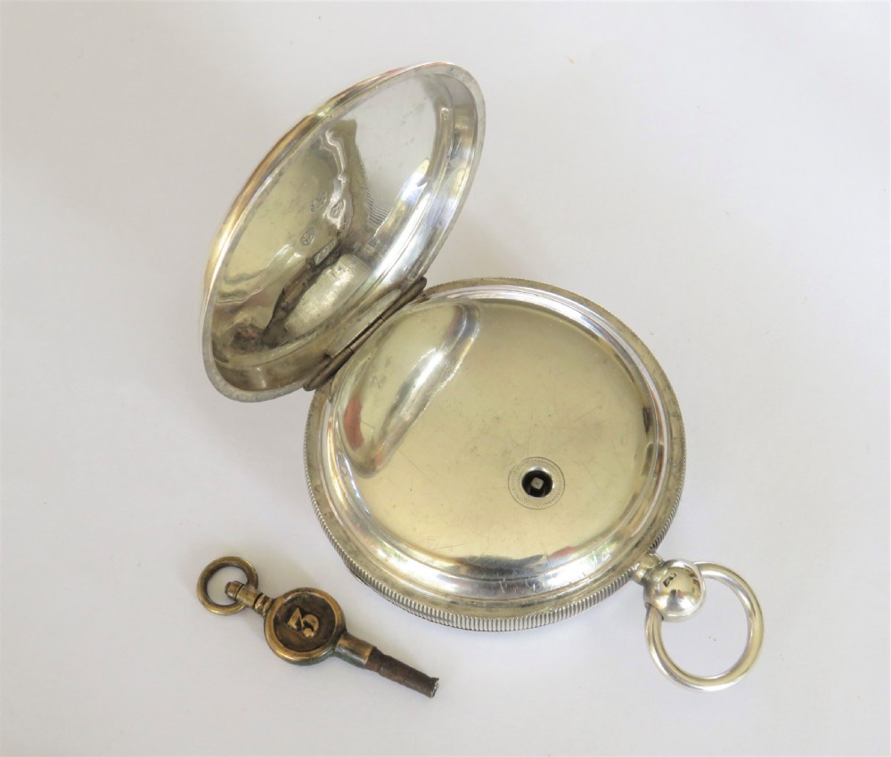 Antique silver Waltham pocket watch View IV