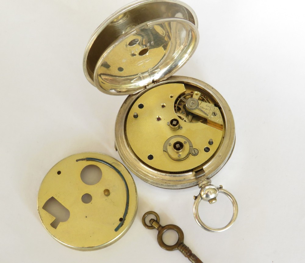 Antique silver pocket watch for Gittus of London View III