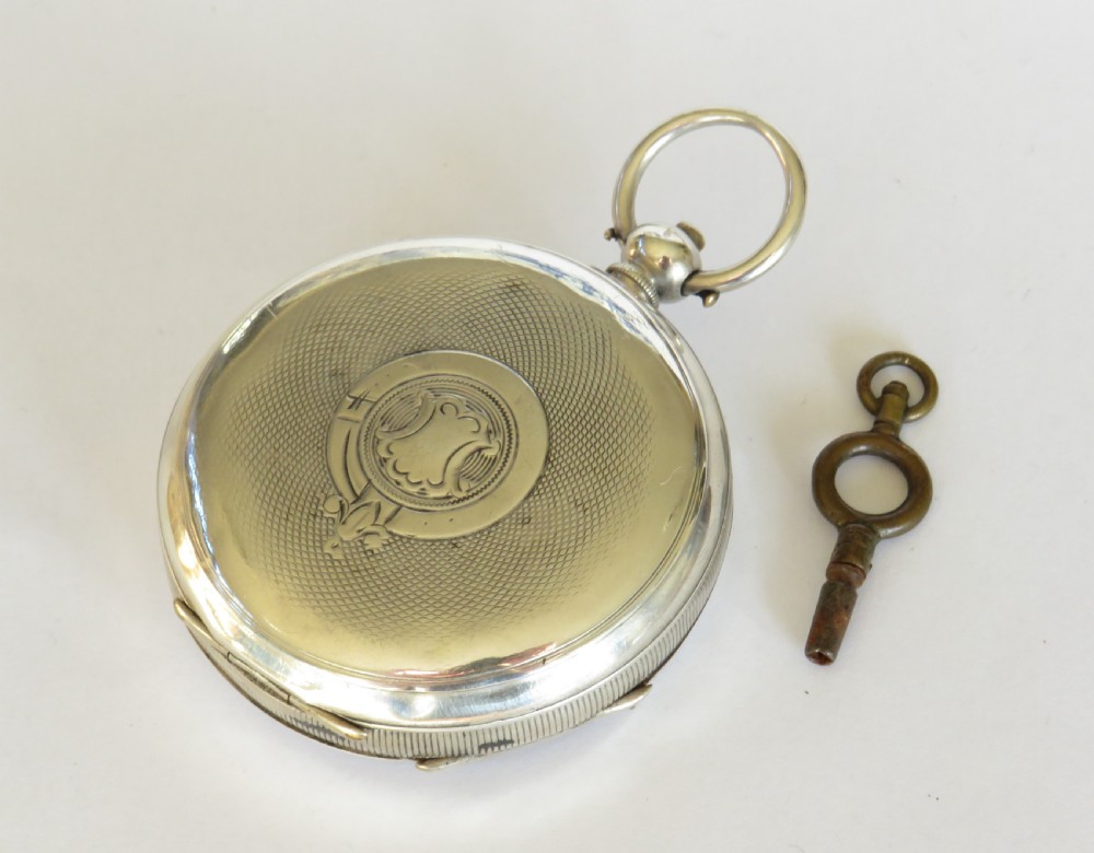 Antique silver pocket watch for Gittus of London View V