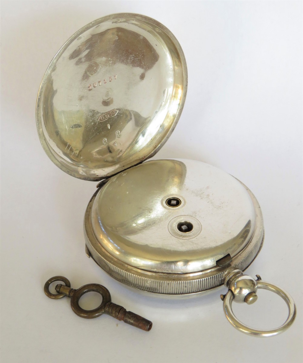 Antique silver pocket watch for Gittus of London View VI