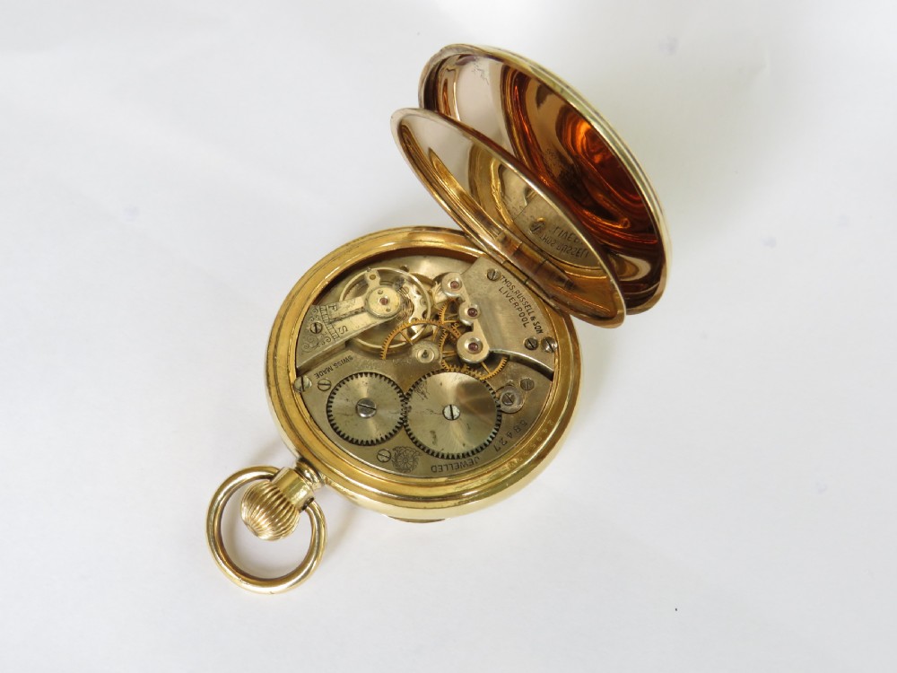 1930s Thomas Russell pocket watch View IV