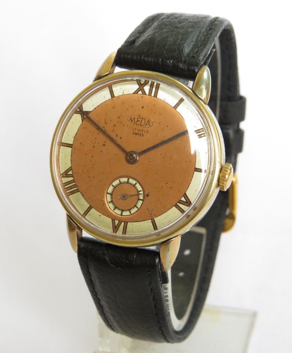 Gents 1950s Meda wrist watch