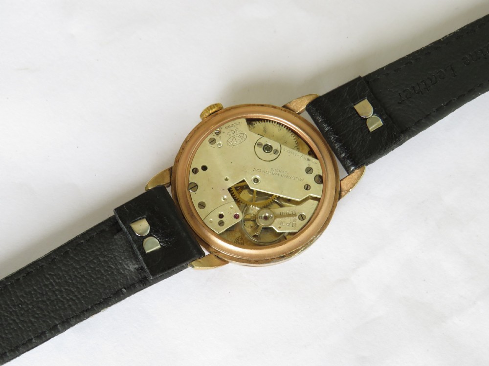 Gents 1950s Meda wrist watch View III