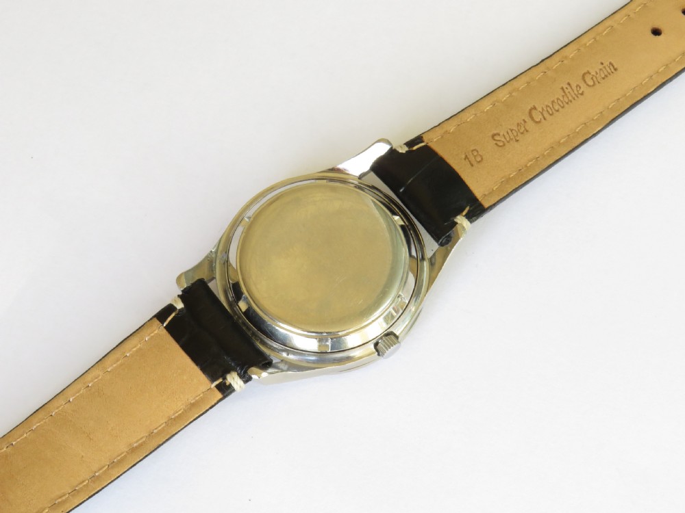 Gents 1950s Favre Leuba Daymatic wrist watch View III