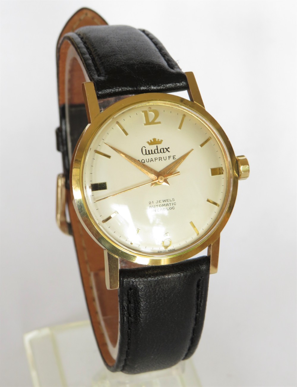 Gents 1950s Audax Aquaprufe wrist watch View II