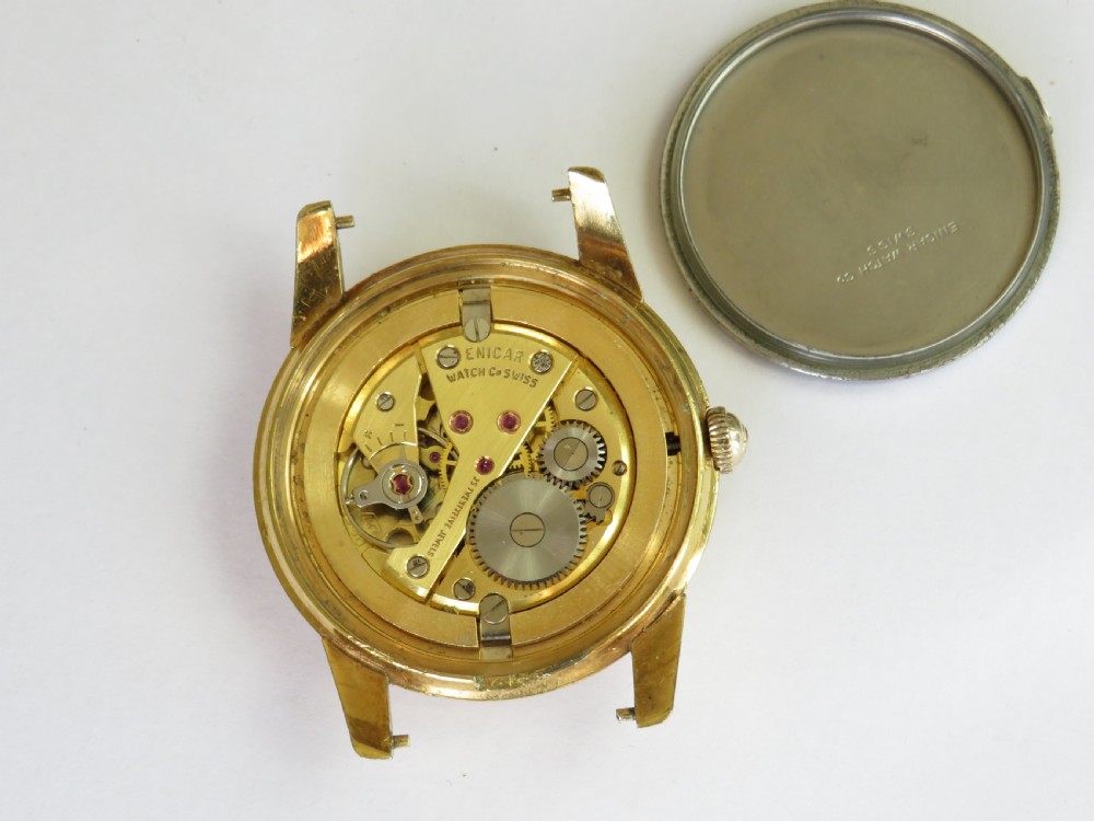 Gents Enicar Sea Pearl Ultrasonic wrist watch, c1960 View II