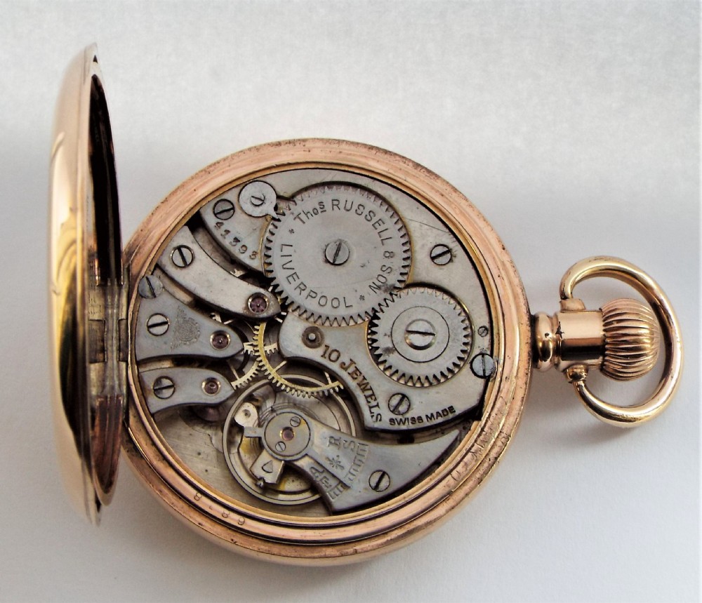 1920s Thomas Russell pocket watch. View IV