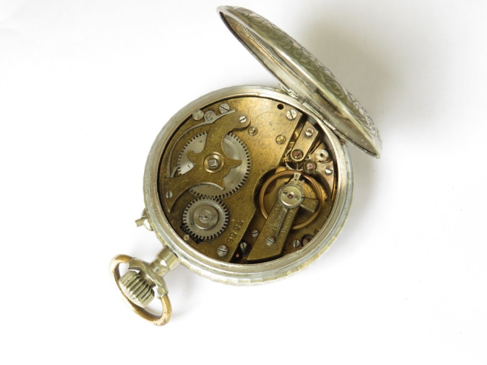 Antique Roskopf 'wedding' pocket watch View III