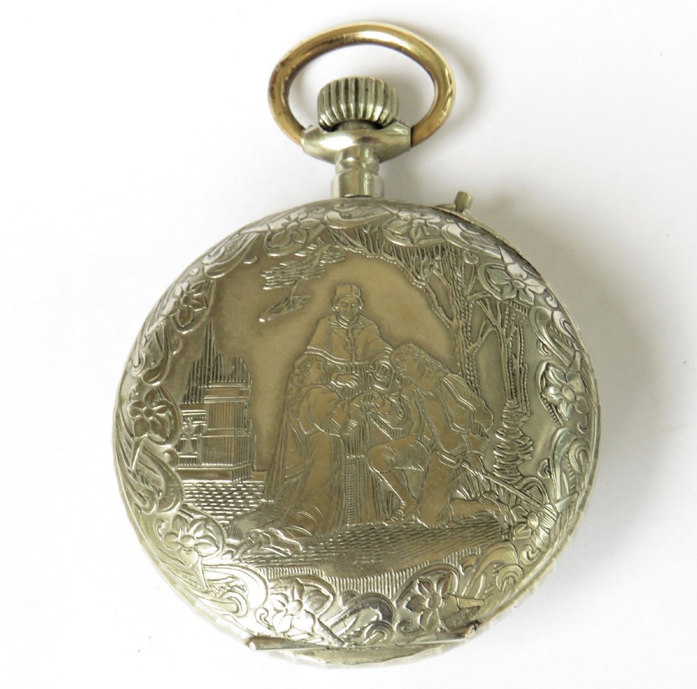 Antique Roskopf 'wedding' pocket watch View IV