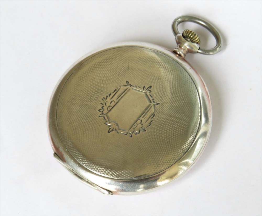 Antique silver Chopard Prima pocket watch View V
