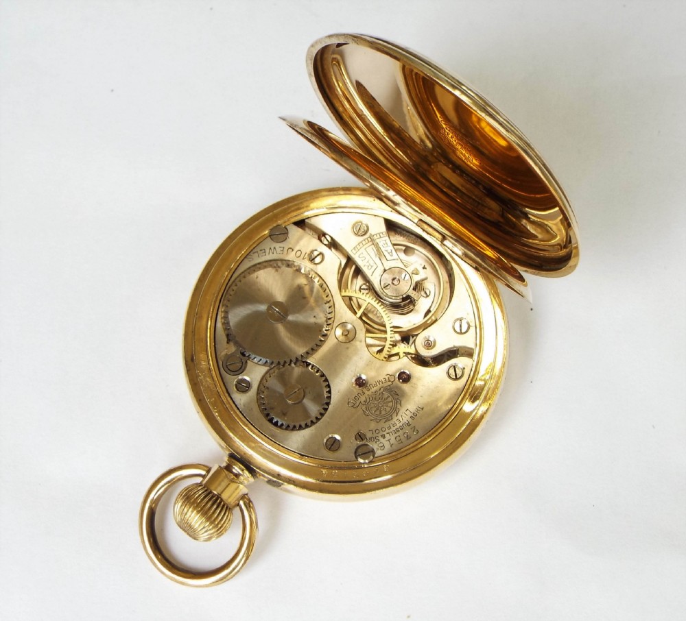Antique Thomas Russell full hunter pocket watch View III