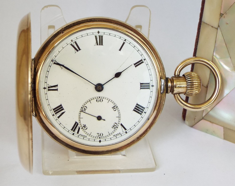 Antique Syren full hunter pocket watch.