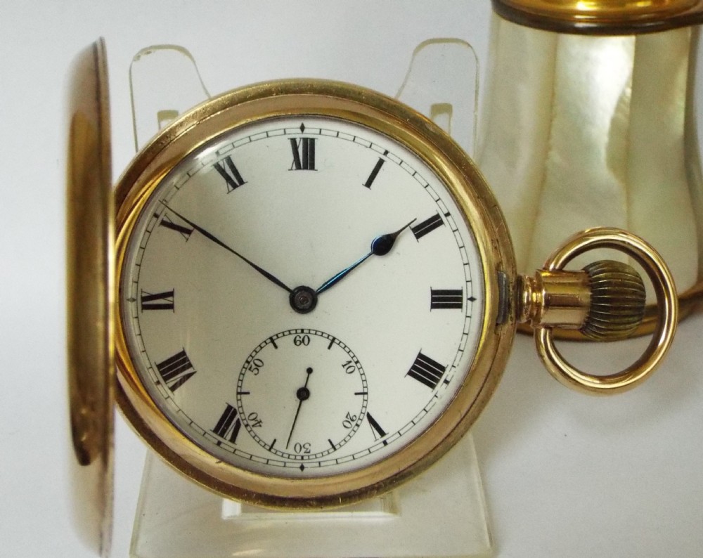 An antique Limit full hunter pocket watch.