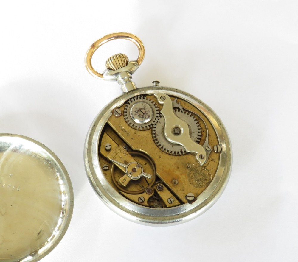 Antique Wille Frères Roskopf pocket watch View III