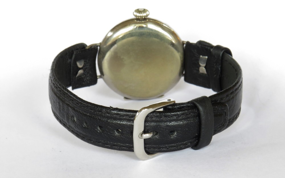 Antique trench watch by Adolf Michel View V