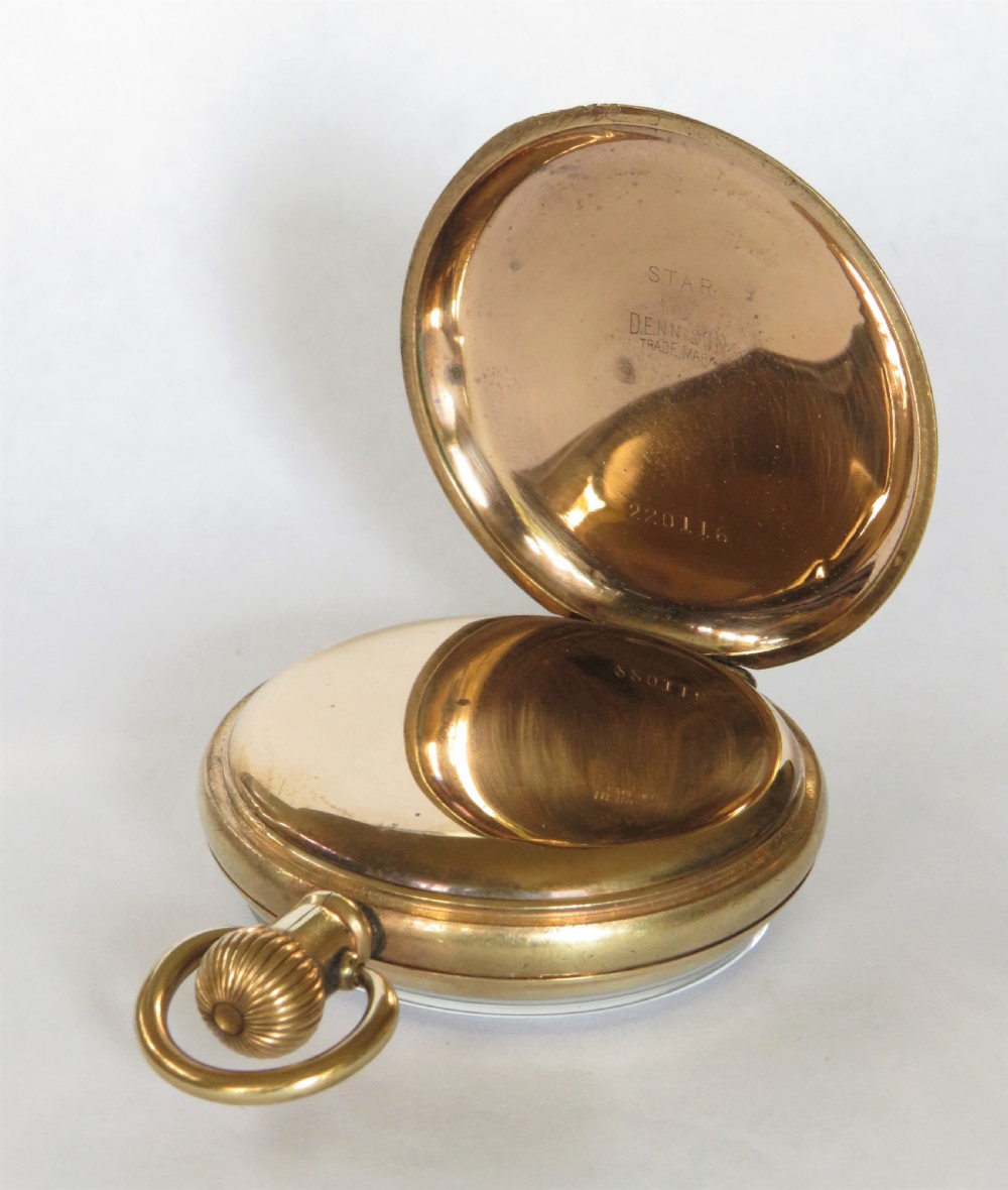1930s Craftsman gold plated pocket watch View IV