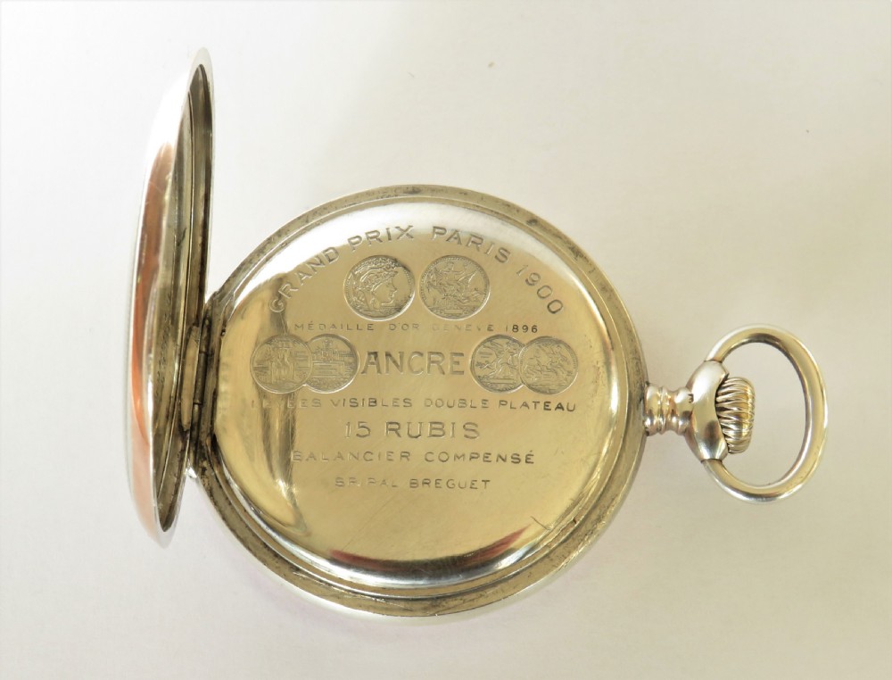 Antique Zenith pocket watch, 1915 View IV