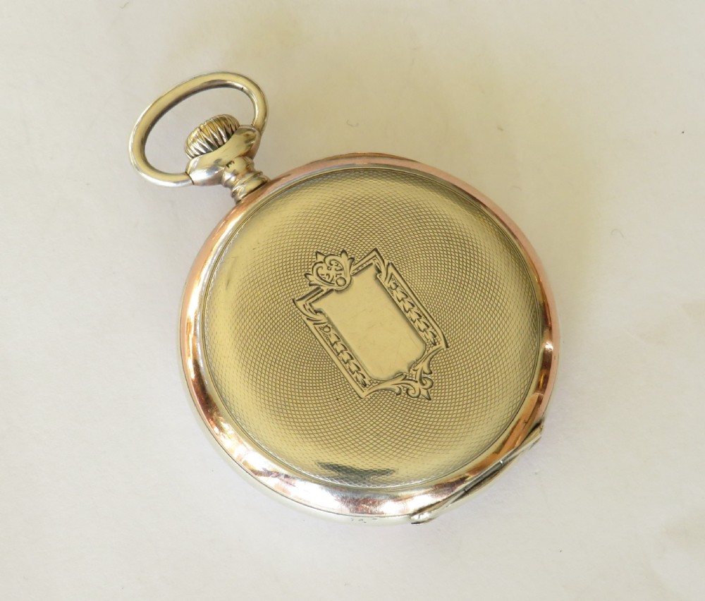 Antique Zenith pocket watch, 1915 View V