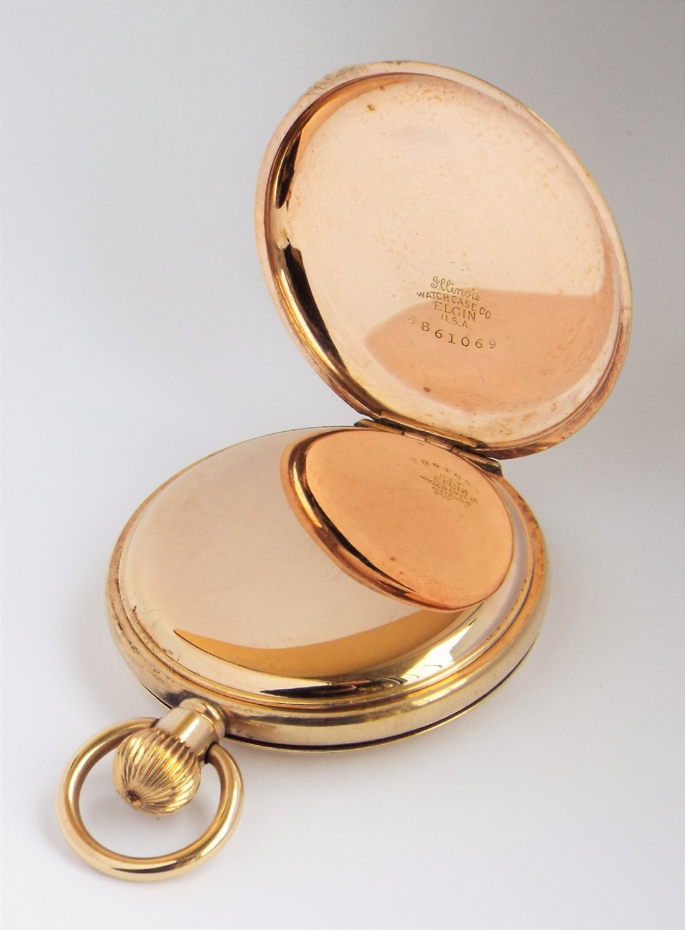 Antique Thomas Russell full hunter pocket watch. View IV