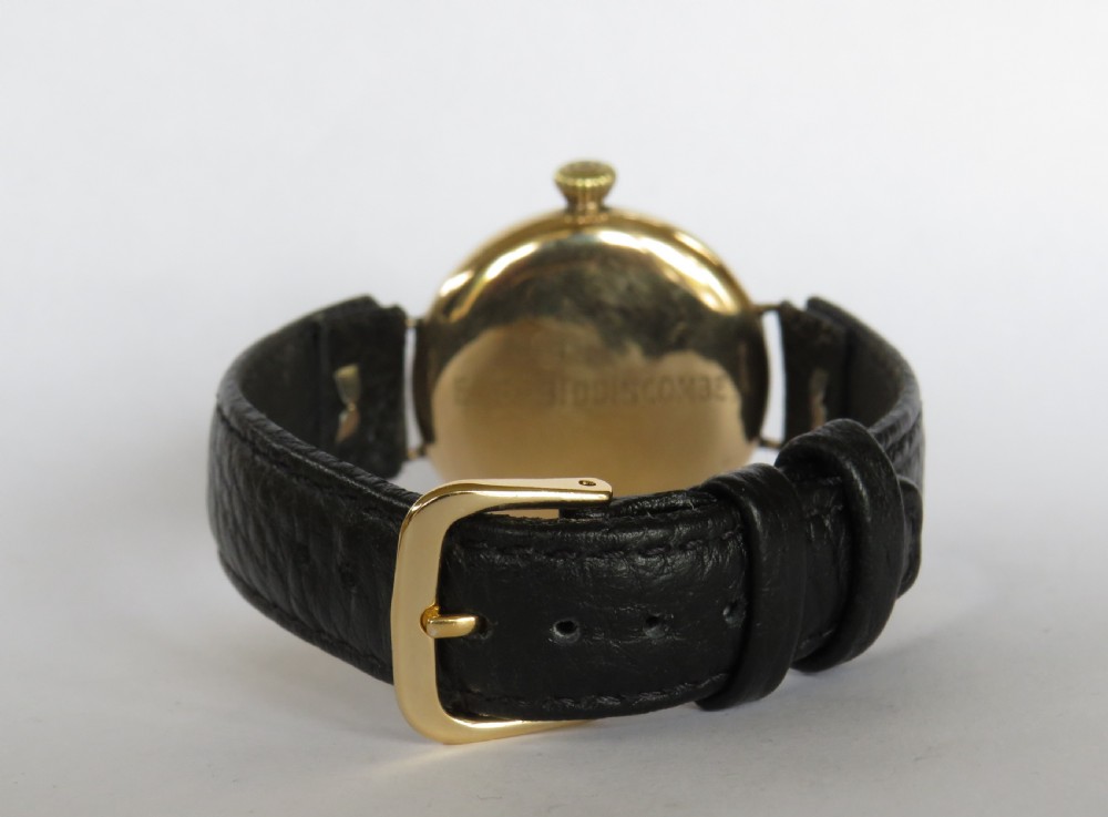 9ct gold Waltham trench watch, 1912 View VI