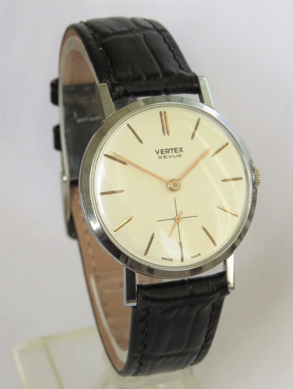 Gents 1960s Vertex Revue wrist watch View II