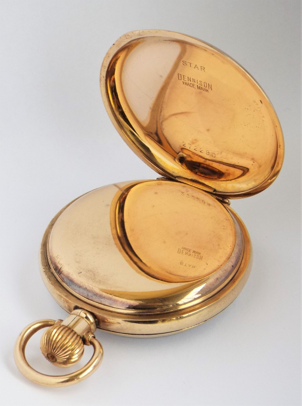 Antique 1920s Swiss pocket watch. View III