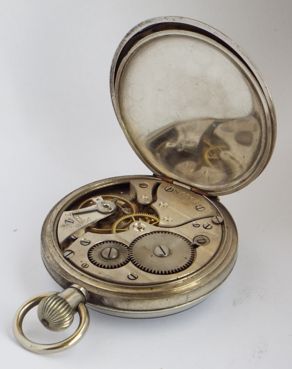 Antique 1920s Nidor pocket watch. View III