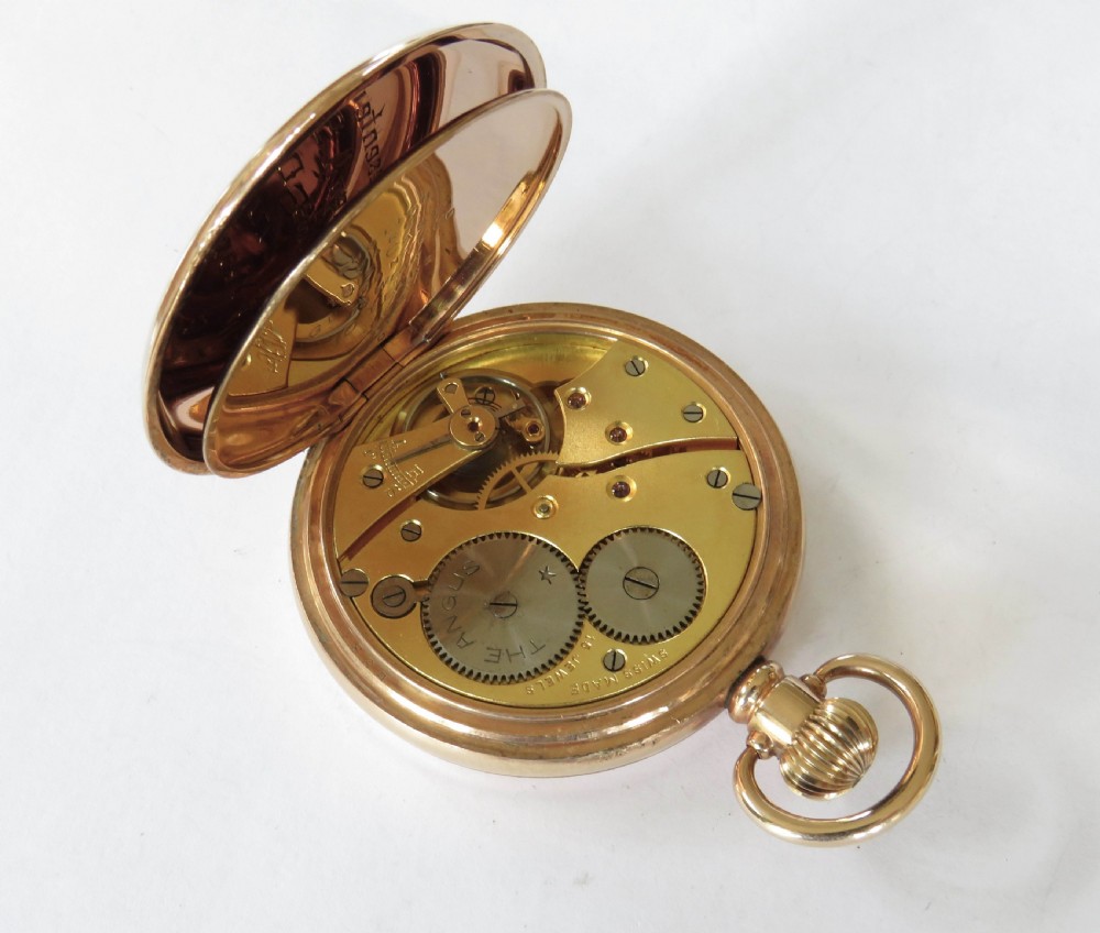 Antique “The Angus” full hunter pocket watch View VI