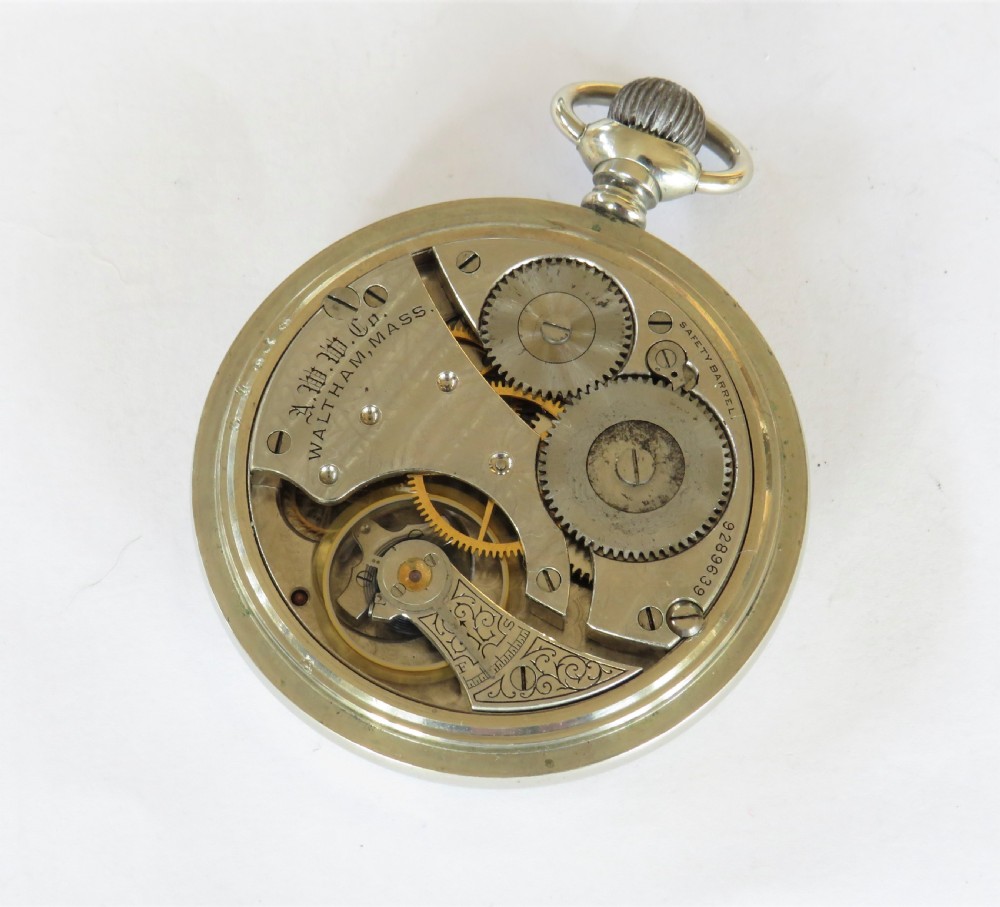 Antique Waltham pocket watch, 1899 View III