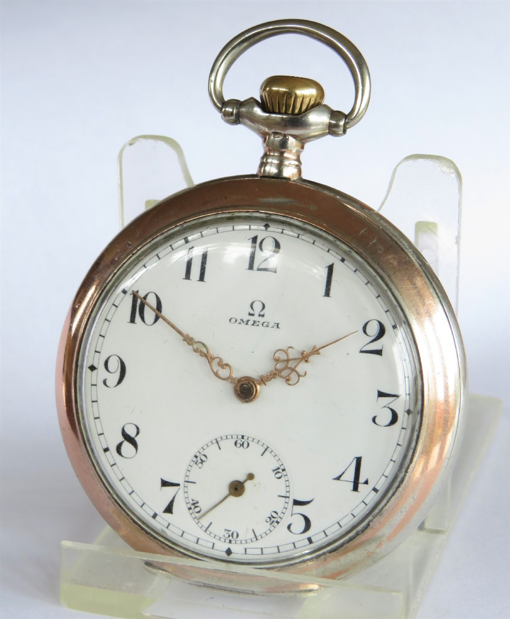 Antique Omega pocket watch, c1917