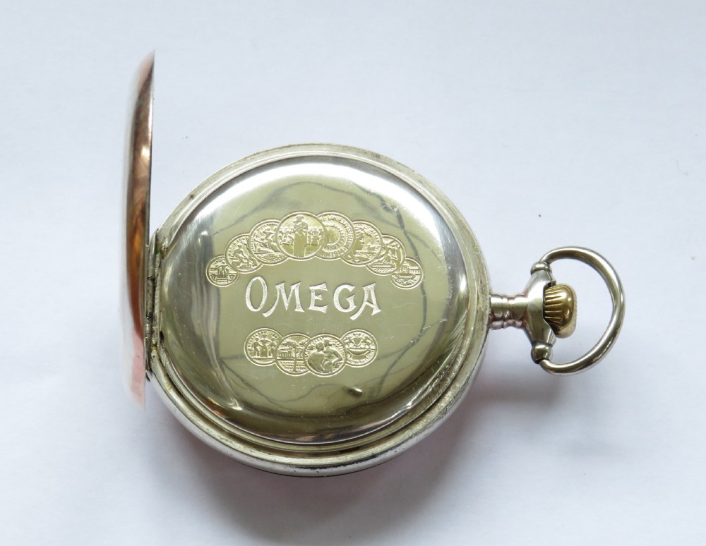Antique Omega pocket watch, c1917 View IV
